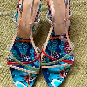 Casadei Women's Floral Multicolor Heels
